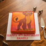 Lion King Themed Edible Print Birthday Cake