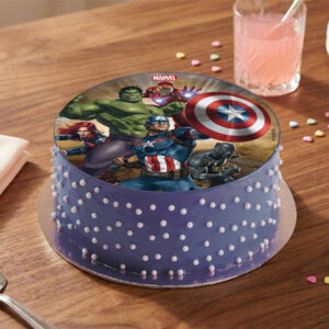 Marvel Avengers Assemble Birthday Cake