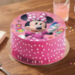 Minnie Mouse Themed Edible Print Birthday Cake