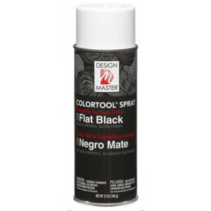 Design Master Colortool Floral Spray Paint in Flat Black