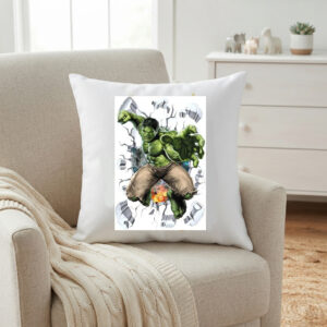 Marvel Incredible Hulk Printed Throw Cushion