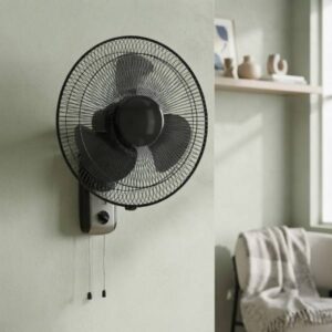 Stay cool and save space with the Ameco 16-Inch Wall Fan