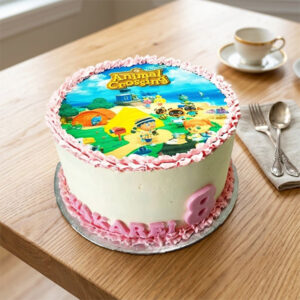 Animal Crossing Edible Print Birthday Cake