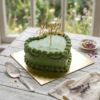 Heart-Shaped Buttercream cake