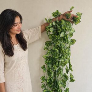 Artificial Money Plant Green Vine Garland