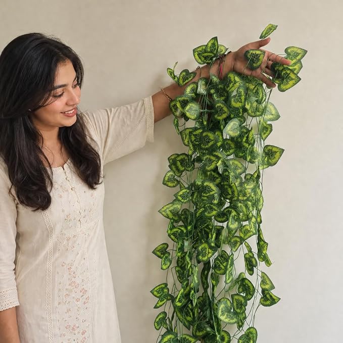Artificial Money Plant Green Vine Garland
